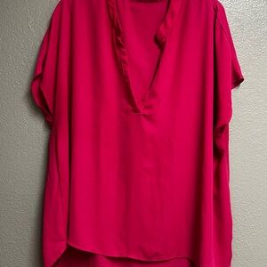 SHEIN Vibrant Pink Blouse